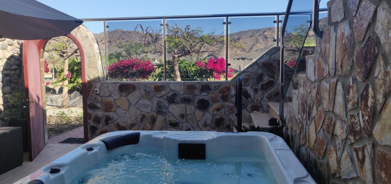 Casa Holmston, Duplex Villa With Hot Tub In Anfi Tauro Topaz Mogán 外观 照片