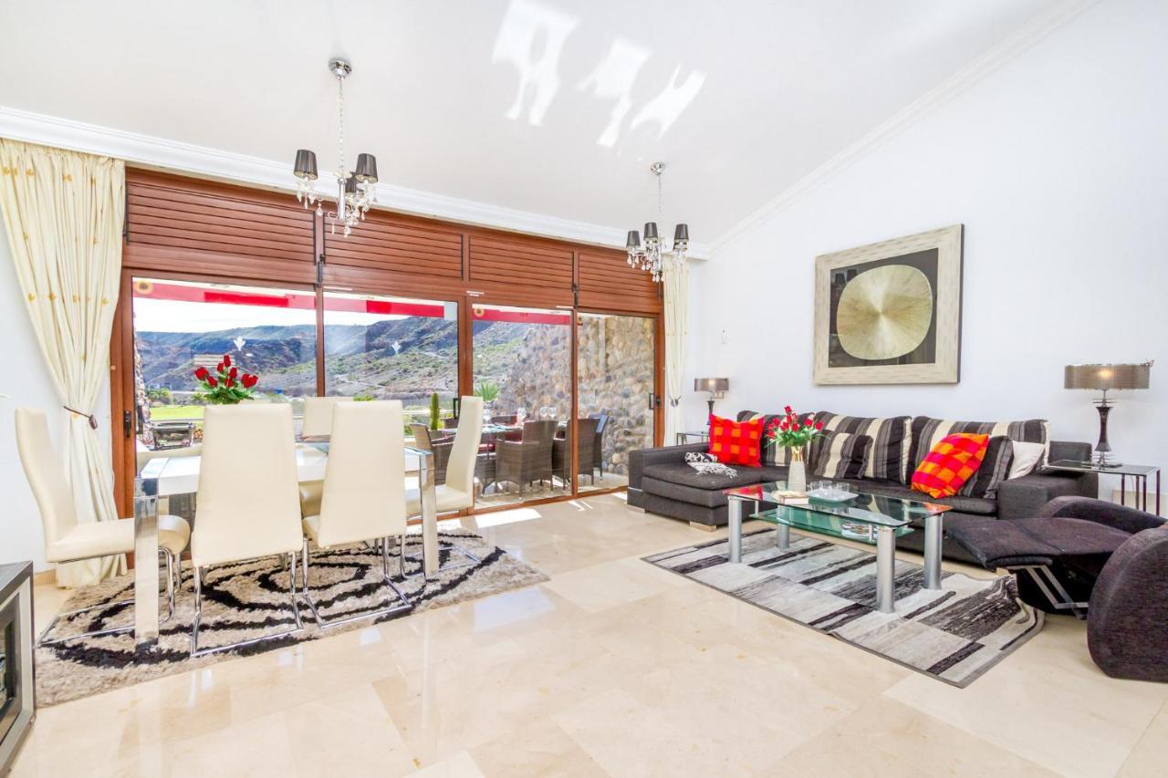 Casa Holmston, Duplex Villa With Hot Tub In Anfi Tauro Topaz Mogán 外观 照片