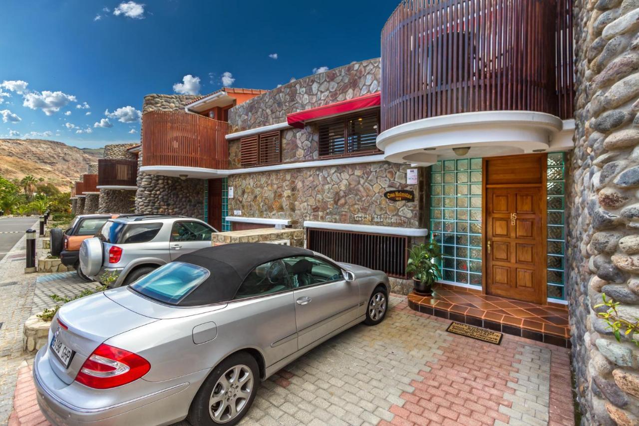 Casa Holmston, Duplex Villa With Hot Tub In Anfi Tauro Topaz Mogán 外观 照片