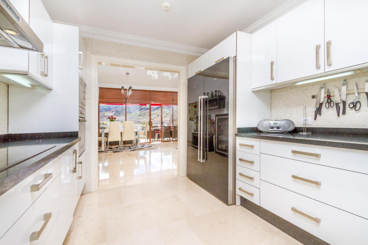 Casa Holmston, Duplex Villa With Hot Tub In Anfi Tauro Topaz Mogán 外观 照片
